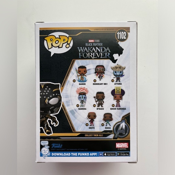 Funko Pop ! Marvel (MCU) Black Panther #1102 Figure - Picture 2 of 3